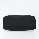 PRADA Hand Bag Nylon Black Silver Auth gh1070-5