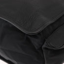 PRADA Sports Hand Bag Nylon Leather Black Silver Auth gh1071-14