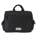 PRADA Sports Hand Bag Nylon Leather Black Silver Auth gh1071-13