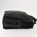PRADA Sports Hand Bag Nylon Leather Black Silver Auth gh1071-3