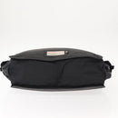 PRADA Sports Hand Bag Nylon Leather Black Silver Auth gh1071-5