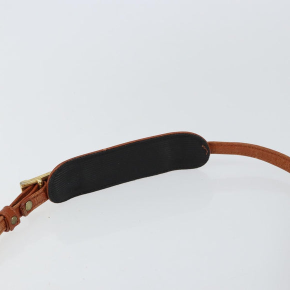 MCM Logogram Vicetos Shoulder Bag PVC Leather Brown Gold Auth gh1073