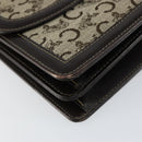 CELINE C Sulky Shoulder Bag Canvas Brown Gold Auth gh1083-14