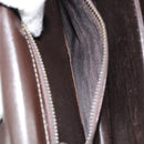 CELINE C Sulky Shoulder Bag Canvas Brown Gold Auth gh1083-22