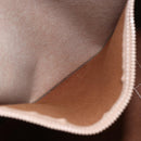 CELINE Macadam Canvas Tote Bag PVC Leather Brown Gold Auth gh1091-19