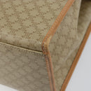 CELINE Macadam Canvas Shoulder Bag PVC Beige Gold Auth gh1092-16