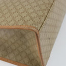 CELINE Macadam Canvas Shoulder Bag PVC Beige Gold Auth gh1092-17