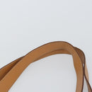 CELINE Macadam Canvas Shoulder Bag PVC Beige Gold Auth gh1092-14