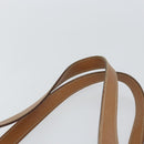 CELINE Macadam Canvas Shoulder Bag PVC Beige Gold Auth gh1093-14