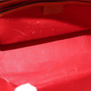 CELINE Hand Bag Leather Yellow Gold Auth gh1094-11