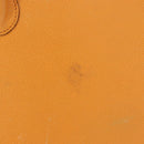 CELINE Hand Bag Leather Yellow Gold Auth gh1094-3