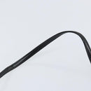 CELINE Hand Bag Leather 2way Black Gold Auth gh1095-8
