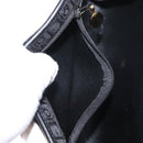 Christian Dior Trotter Canvas Chain Shoulder Bag Black Gold Auth gh1096-12