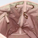 Christian Dior Canage Tote Bag Coated Canvas Pink Gold Auth gh1099-19