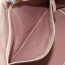 Christian Dior Canage Tote Bag Coated Canvas Pink Gold Auth gh1099-21