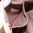 Christian Dior Canage Tote Bag Coated Canvas Pink Gold Auth gh1099-22