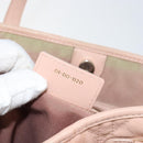 Christian Dior Canage Tote Bag Coated Canvas Pink Gold Auth gh1099-12