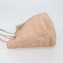 Christian Dior Canage Tote Bag Coated Canvas Pink Gold Auth gh1099-4
