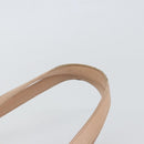 Christian Dior Canage Tote Bag Coated Canvas Pink Gold Auth gh1099-8