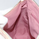 Christian Dior Trotter Canvas Shoulder Bag PVC Pink Silver Auth gh1100-19