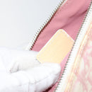 Christian Dior Trotter Canvas Shoulder Bag PVC Pink Silver Auth gh1100-12