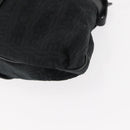 Salvatore Ferragamo Gancini Tote Bag Canvas Black Silver Auth gh1104-13