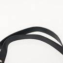 Salvatore Ferragamo Gancini Tote Bag Canvas Black Silver Auth gh1104-8