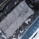 Salvatore Ferragamo Vala Hand Bag Leather Navy Gold Auth gh1106-11