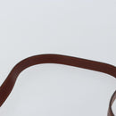 Salvatore Ferragamo Vala Hand Bag Leather 2way Brown Gold Auth gh1108-15