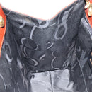 Salvatore Ferragamo Vala Hand Bag Leather 2way Brown Gold Auth gh1108-22