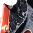 Salvatore Ferragamo Vala Hand Bag Leather 2way Brown Gold Auth gh1108-23