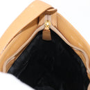 Salvatore Ferragamo Shoulder Bag Leather Beige Gold Auth gh1110-18