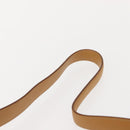 Salvatore Ferragamo Shoulder Bag Leather Beige Gold Auth gh1110-8