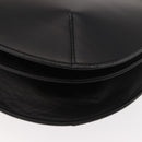 Salvatore Ferragamo Shoulder Bag Leather Black Gold Auth gh1111-16