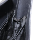 Salvatore Ferragamo Shoulder Bag Leather Black Gold Auth gh1111-17