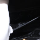 Salvatore Ferragamo Shoulder Bag Leather Black Gold Auth gh1111-19