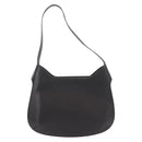 Salvatore Ferragamo Shoulder Bag Leather Black Gold Auth gh1111-2