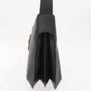 Salvatore Ferragamo Shoulder Bag Leather Black Gold Auth gh1111-3