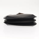 Salvatore Ferragamo Shoulder Bag Leather Black Gold Auth gh1111-5