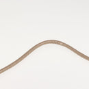 Salvatore Ferragamo Gancini Shoulder Bag Leather 2way Champagne Gold Auth gh1114-14