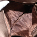 Salvatore Ferragamo Gancini Shoulder Bag Leather 2way Champagne Gold Auth gh1114-22