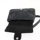 Salvatore Ferragamo Vala Shoulder Bag Leather Black Silver Auth gh1115-18