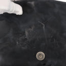 Salvatore Ferragamo Vala Shoulder Bag Leather Black Silver Auth gh1115-10