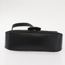 Salvatore Ferragamo Vala Shoulder Bag Leather Black Silver Auth gh1115-5