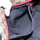 GUCCI GG Canvas Sherry Line Shoulder Bag Navy Gold 189749 Auth gh1116-21