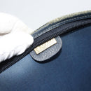 GUCCI GG Supreme Sherry Line Tote Bag PVC Navy Gold 002 983 0163 Auth gh1118-19