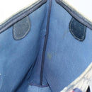 GUCCI GG Supreme Sherry Line Tote Bag PVC Navy Gold 002 983 0163 Auth gh1118-21