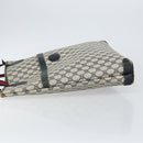 GUCCI GG Supreme Sherry Line Tote Bag PVC Navy Gold 002 983 0163 Auth gh1118-4