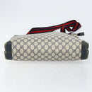 GUCCI GG Supreme Sherry Line Tote Bag PVC Navy Gold 002 983 0163 Auth gh1118-5