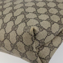 GUCCI GG Supreme Web Sherry Line Tote Bag PVC Beige Gold 53 02 2140 Auth gh1121-15